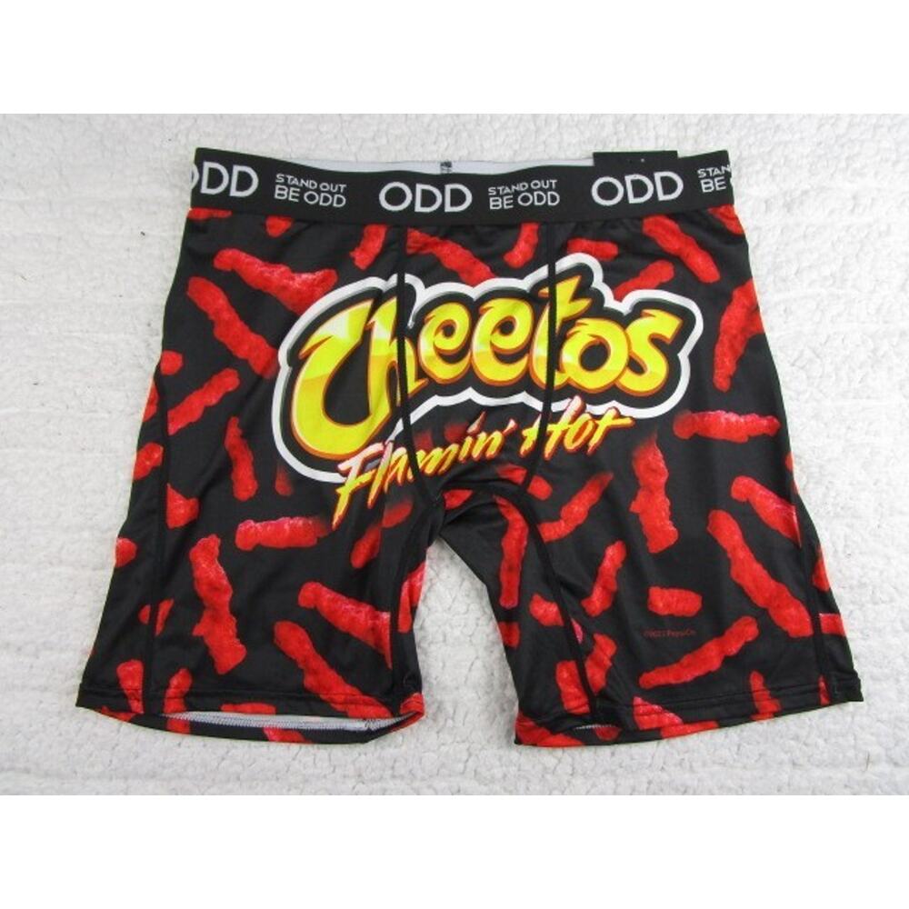ODD Flamin' Hot Cheeto Chips Design Men's Size Large Underwear Boxer Briefs
